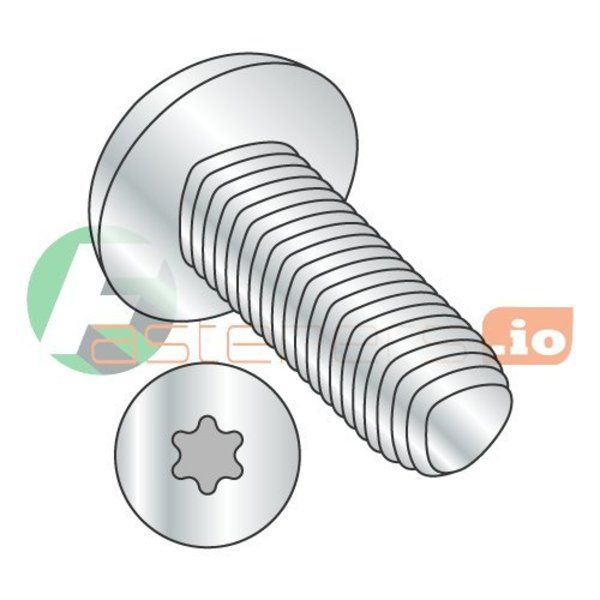 Newport Fasteners Thread Forming Screw, M6-1.00 x 8 mm, Zinc Plated Steel Pan Head Torx Drive, 500 PK 636130